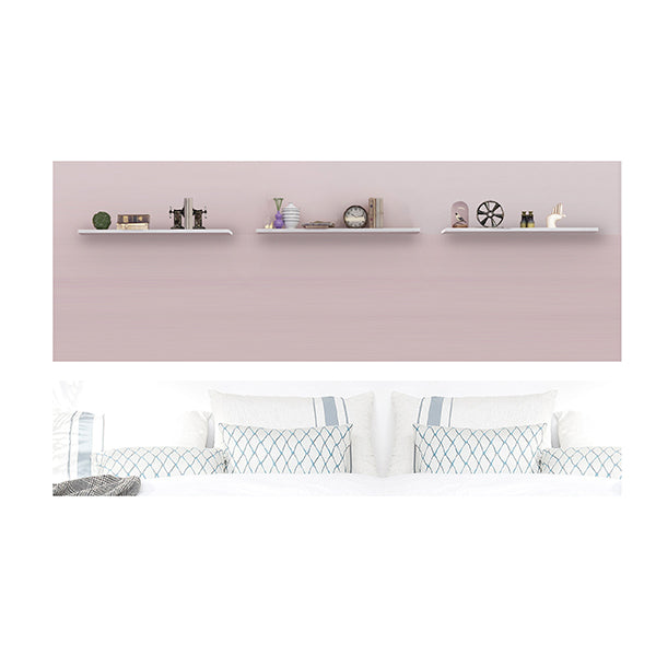 Floating Wall Shelf Wooden Shelves Wall Storage 80 Cm White Pack Of 3