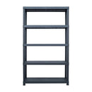 Storage Shelf Racks 2 Pcs Black 250 Kg 80X40X180 Cm Plastic