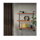 Vintage DIY Pipe Shelf Rustic