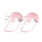 2X Outdoor Hat Anti Fog Dust Saliva Cap Face Shield Cover Kids Pink