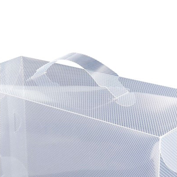 20x Clear Foldable Portable Shoe Boxes