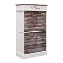 Shoe Cabinet Brown 50X28X98 Cm Paulownia Wood