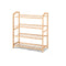 Bamboo Shoe Rack Storage Wooden Organizer Shelf Stand 4 Tiers Layers 70Cm