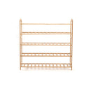 Bamboo Shoe Rack Storage Wooden Organizer Shelf Stand 5 Tiers Layers 80Cm