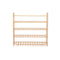 Bamboo Shoe Rack Storage Wooden Organizer Shelf Stand 5 Tiers Layers 80Cm