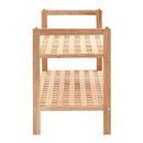Shoe Rack Solid Walnut Wood 69X26X40 Cm