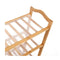 Bamboo Shoe Rack Storage Wooden Organizer Shelf Stand 5 Tiers Layers 80Cm