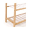 Bamboo Shoe Rack Storage Wooden Organizer Shelf Stand 4 Tiers Layers 70Cm