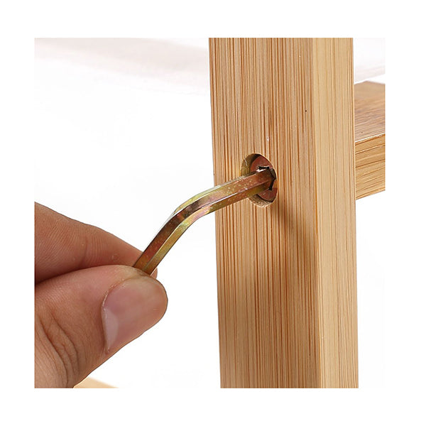 Bamboo Shoe Rack Storage Wooden Organizer Shelf Stand 5 Tiers Layers 80Cm