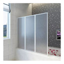 Shower Bath Screen Wall 3 Panels Foldable