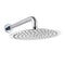 Round Chrome Superslim Shower Head With 300 Mm Wall Mounted Shower Arm