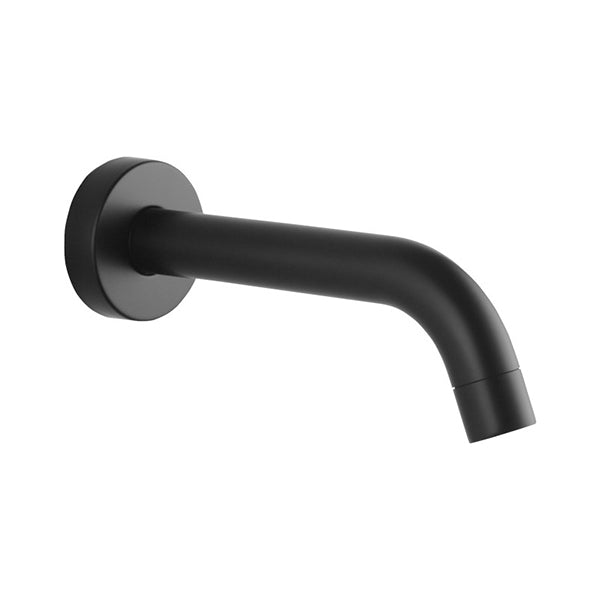 Round Matt Black Bathtub Spout Basin Wall Spout Water Spout