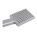 Bathroom Square Chrome Handheld Shower With Flexible Hose And Holder