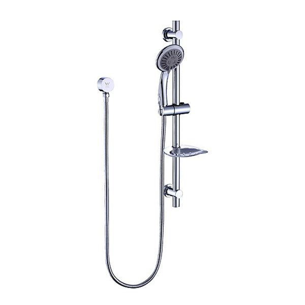Hand Held Shower Rail Soap Dish Bathroom Set