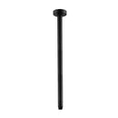 Round Black Stainless Steel 600Mm Ceiling Shower Arm Wall Connector
