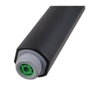 Abs 3 Modes Round Handheld Shower With Shower Hose Black