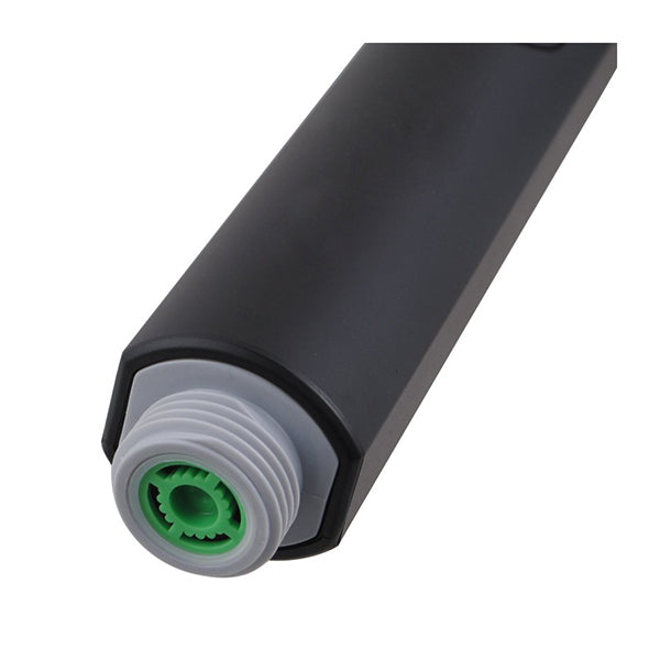 Abs 3 Modes Round Handheld Shower With Shower Hose Black