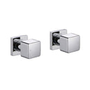 250 Mm Super Slim Square Chrome Rainfall Shower Gooseneck Shower Arm