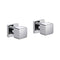 250 Mm Super Slim Square Chrome Rainfall Shower Gooseneck Shower Arm