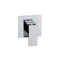 250 Mm Super Slim Square Chrome Rainfall Shower Gooseneck Shower Arm