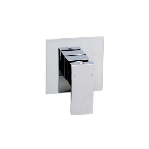 250 Mm Super Slim Square Chrome Rainfall Shower Gooseneck Shower Arm