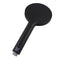 Round Black Abs 3 Function Handheld Shower With Hose