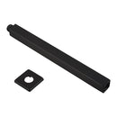 Square Black Ceiling Shower Arm 300 Mm Stainless Steel