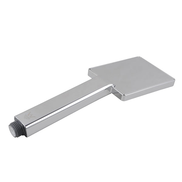 Bathroom Square Chrome Handheld Shower With Flexible Hose And Holder