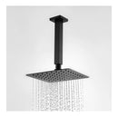 8 Inch Shower Head With 400Mm Ceiling Shower Arm Black