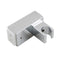 Bathroom Square Chrome Handheld Shower And Pvc Hose With Holder