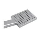Bathroom Square Chrome Handheld Shower And Pvc Hose With Holder