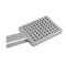 Bathroom Square Chrome Handheld Shower And Pvc Hose With Holder