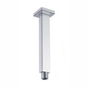 250 Mm Superslim Square Chrome Rainfall Shower Head Ceiling Shower Arm