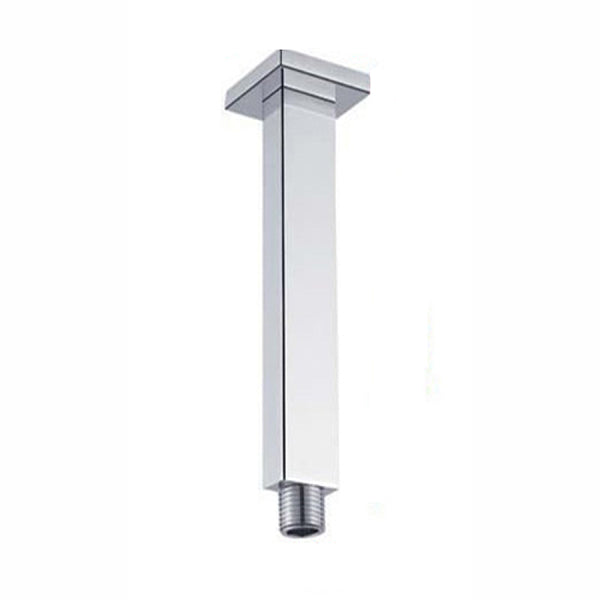 250 Mm Superslim Square Chrome Rainfall Shower Head Ceiling Shower Arm