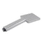 Bathroom Square Chrome Handheld Shower And Pvc Hose With Holder