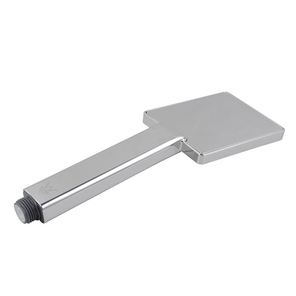 Bathroom Square Chrome Handheld Shower And Pvc Hose With Holder