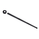 Round Black Stainless Steel 600Mm Ceiling Shower Arm Wall Connector