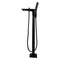 Freestanding Bathtub Mixer With Handheld Shower Spout Floor Mounted