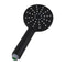 3 Mode Rainfall Handheld Shower Head Sprayer Round Handheld Head Black