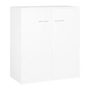 Sideboard White 60X30X75 Cm Chipboard
