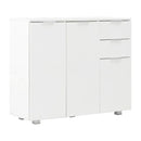 Sideboard High Gloss White 107X35X76 Cm