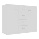 Sideboard White 88X30X65 Cm Chipboard