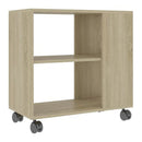 Side Table Sonoma Oak 70X35X55 Cm Chipboard
