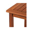 Side Table Solid Acacia Wood 45X45X45 Cm