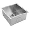 Stainless Steel Kitchen Sink w/ Strainer Waste 440 x 440 mm