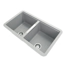 824X481Mm Concrete Grey Double Bowls Granite Stone Kitchen Sink Under