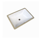 455X325X180Mm Bathroom Sinks Ceramic Basin Bowl Rectangle Gloss White