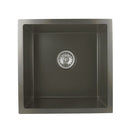 440 X 440 X 200 Mm 1 Mm Dark Grey Stainless Steel Single Bowl Sink
