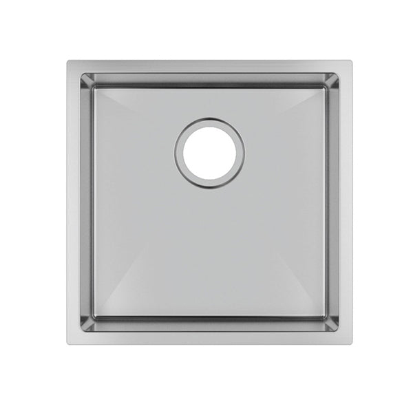 440X440X205Mm Single Bowl Kitchen Sink Laundry Stainless Steel Mounted