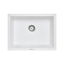 610X457X205 Mm Carysil White Single Big Bowl Granite Kitchen Sink
